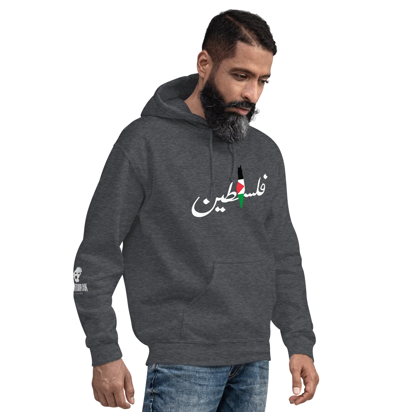 DAMI FALASTINI - MEN'S HOODIE - PALESTINE Warrior Ink