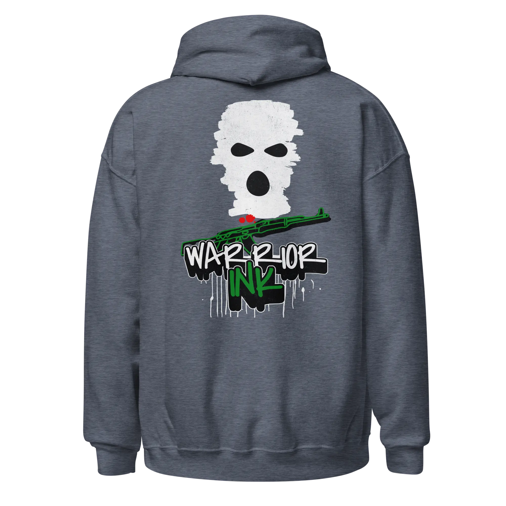 The Warrior Ink Resistance Graffiti Hoodie - Palestine Warrior Ink