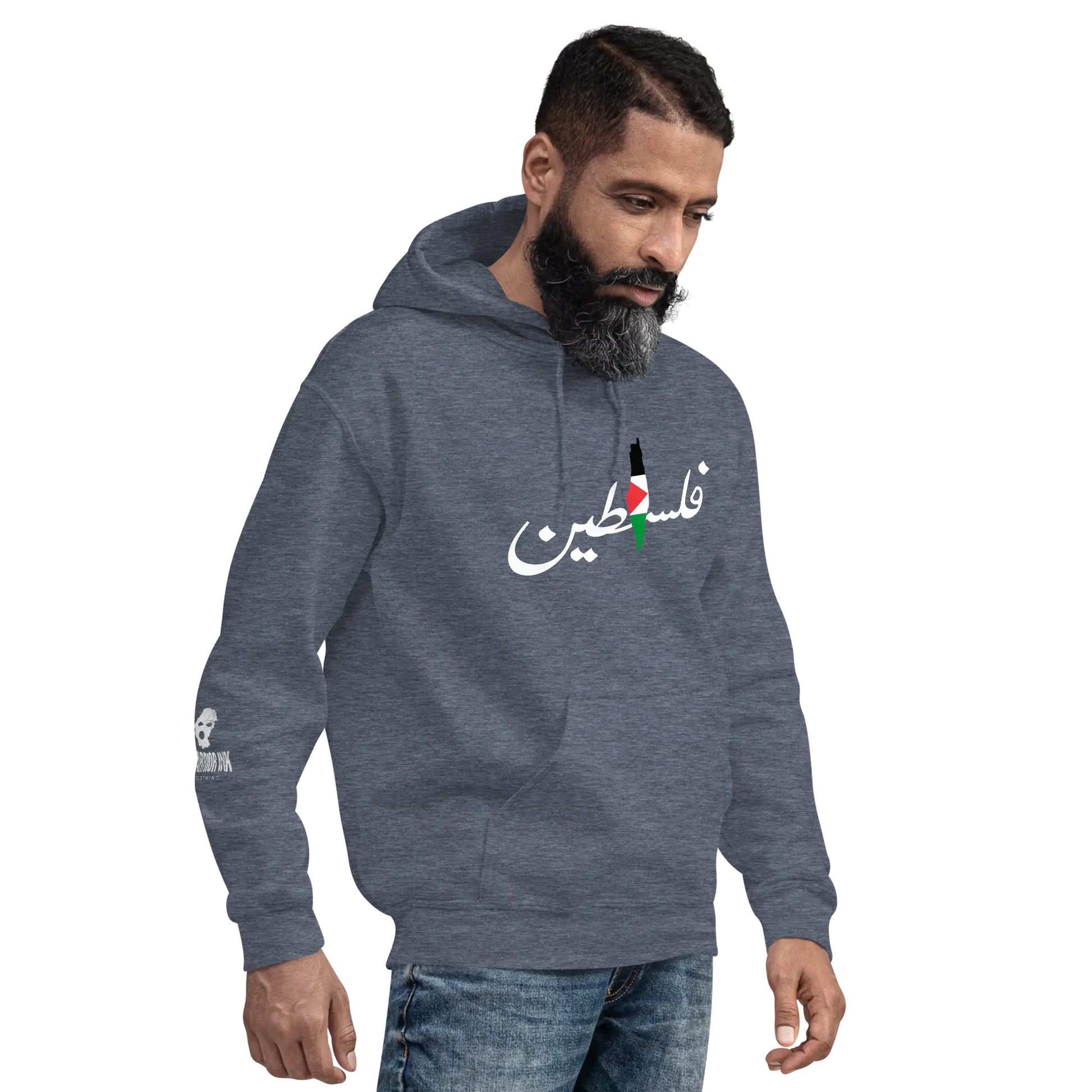 DAMI FALASTINI - MEN'S HOODIE - PALESTINE Warrior Ink