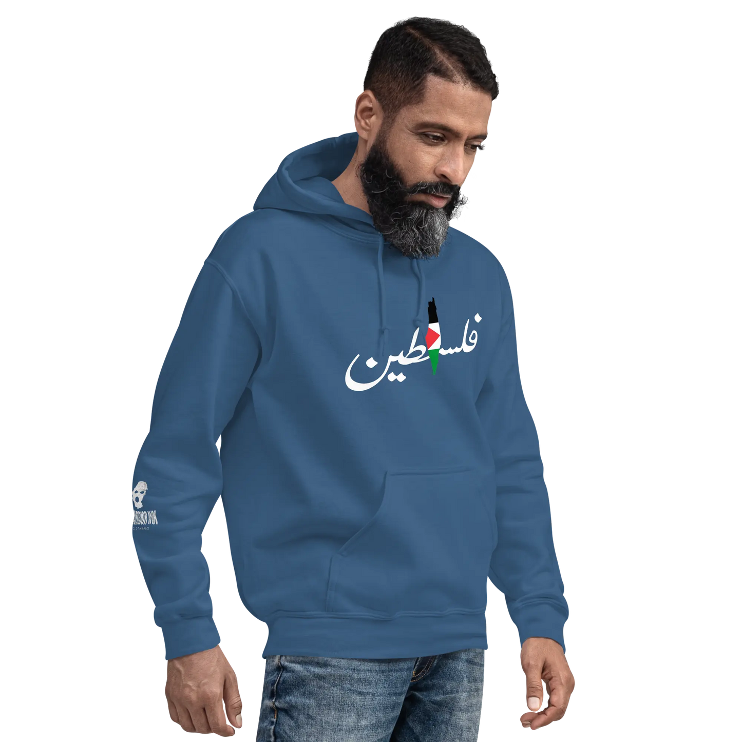 DAMI FALASTINI - MEN'S HOODIE - PALESTINE Warrior Ink