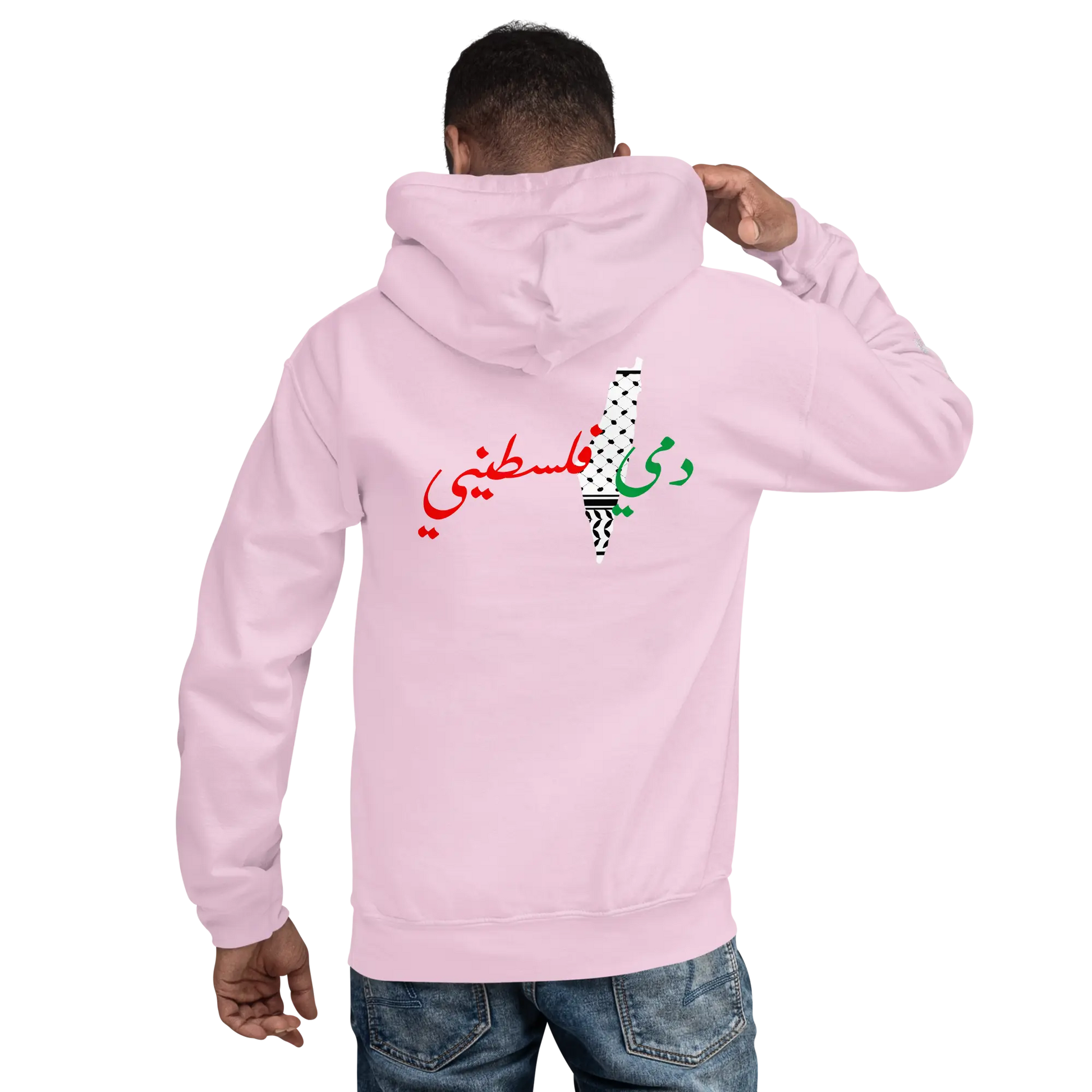 DAMI FALASTINI - MEN'S HOODIE - PALESTINE Warrior Ink