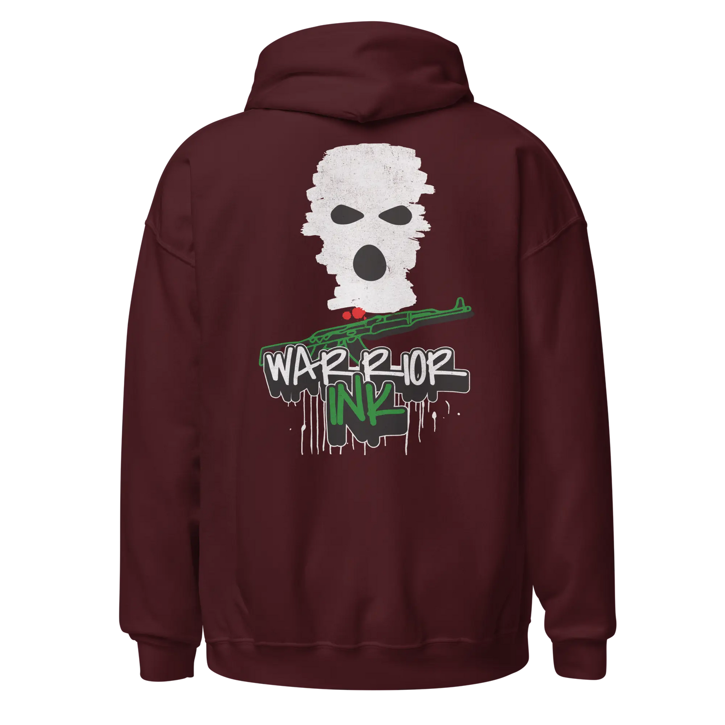 The Warrior Ink Resistance Graffiti Hoodie - Palestine Warrior Ink