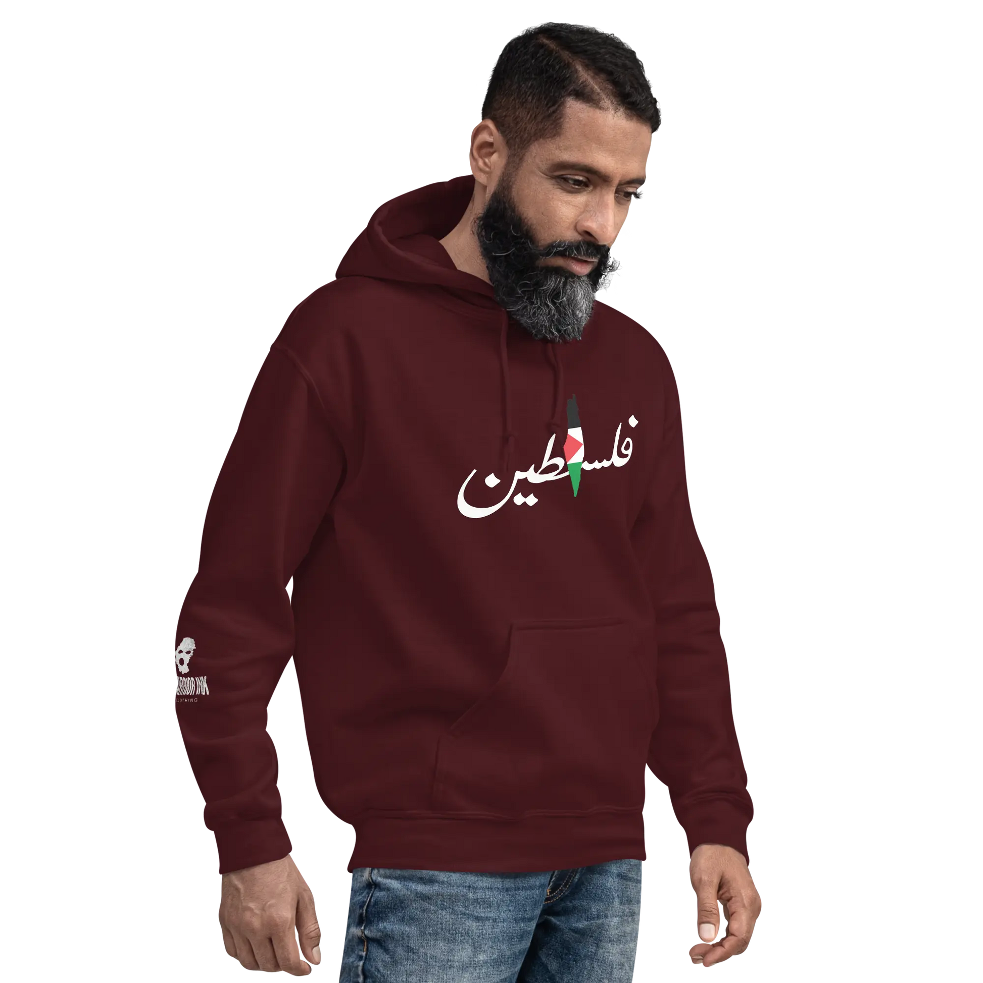 DAMI FALASTINI - MEN'S HOODIE - PALESTINE Warrior Ink