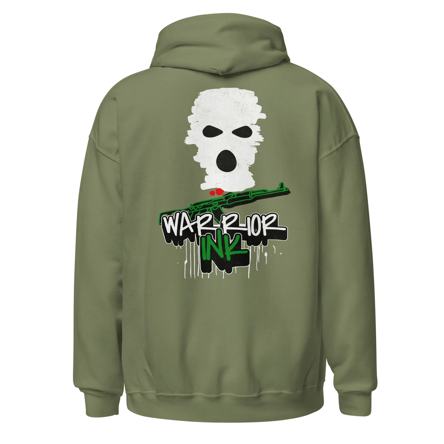 The Warrior Ink Resistance Graffiti Hoodie - Palestine Warrior Ink