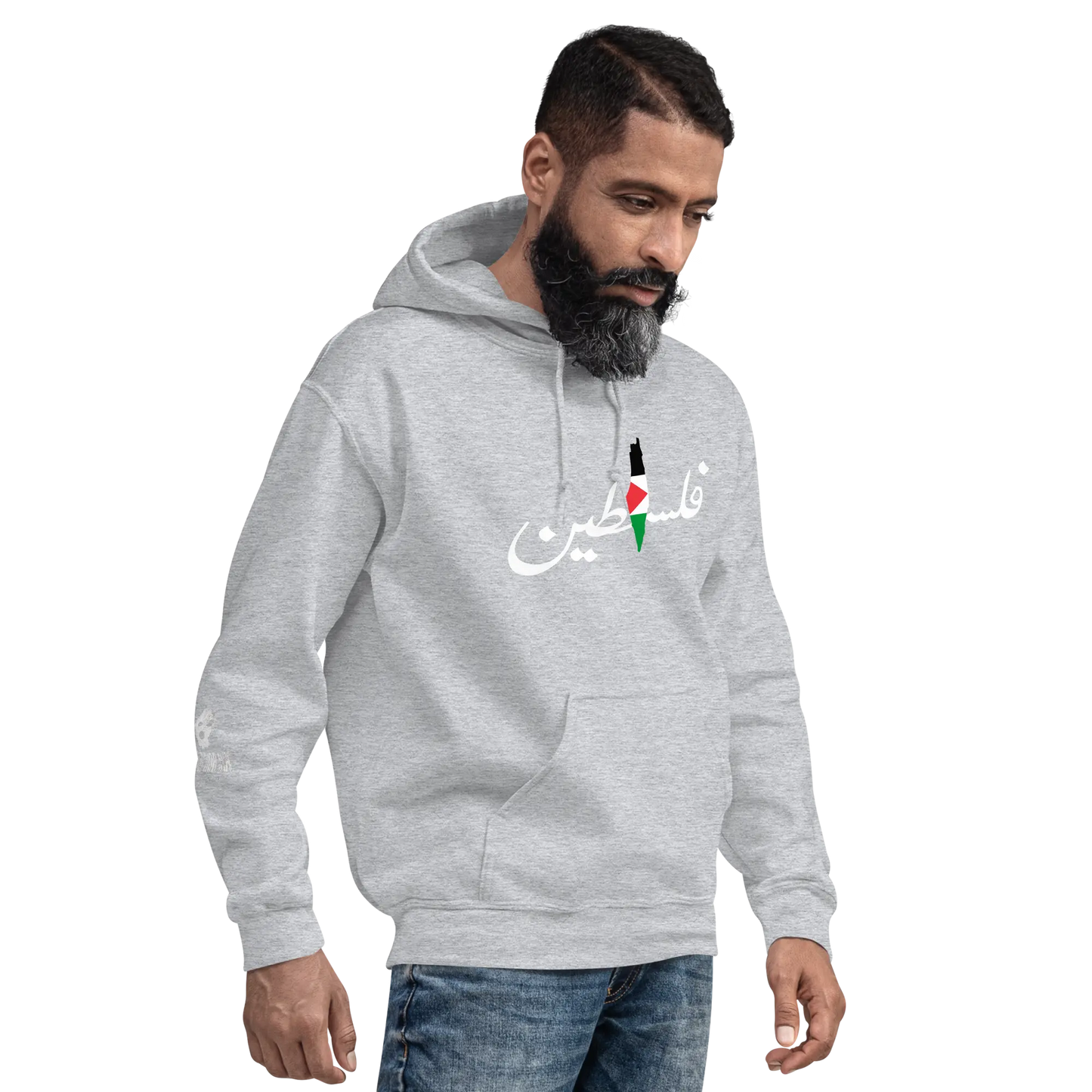DAMI FALASTINI - MEN'S HOODIE - PALESTINE Warrior Ink
