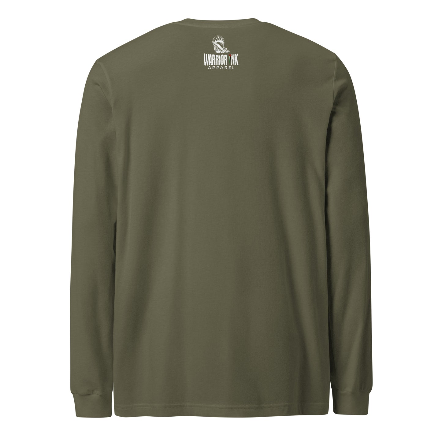 Black long sleeve shirt with bold RESIST text and red graphic design