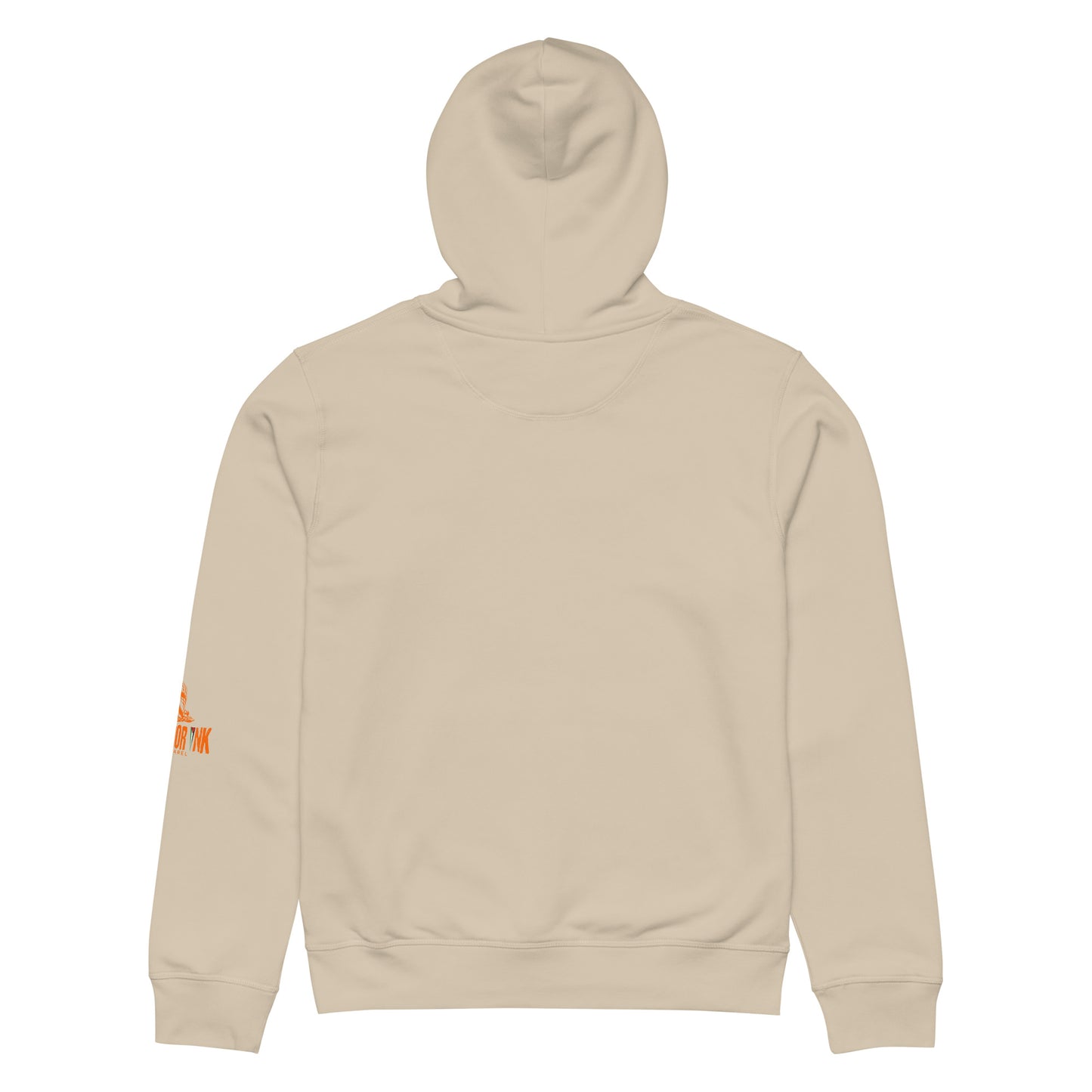 Anti-Fascist Hoodie by Warrior Ink Apparel with “Unity Defeats Tyranny” text in orange and black