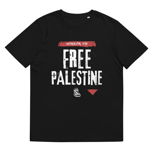 Free Palestine Organic Tee – Warrior Ink
Keffiyeh protest shirt by Warrior Ink Apparel
Organic Palestine resistance t-shirt bold design