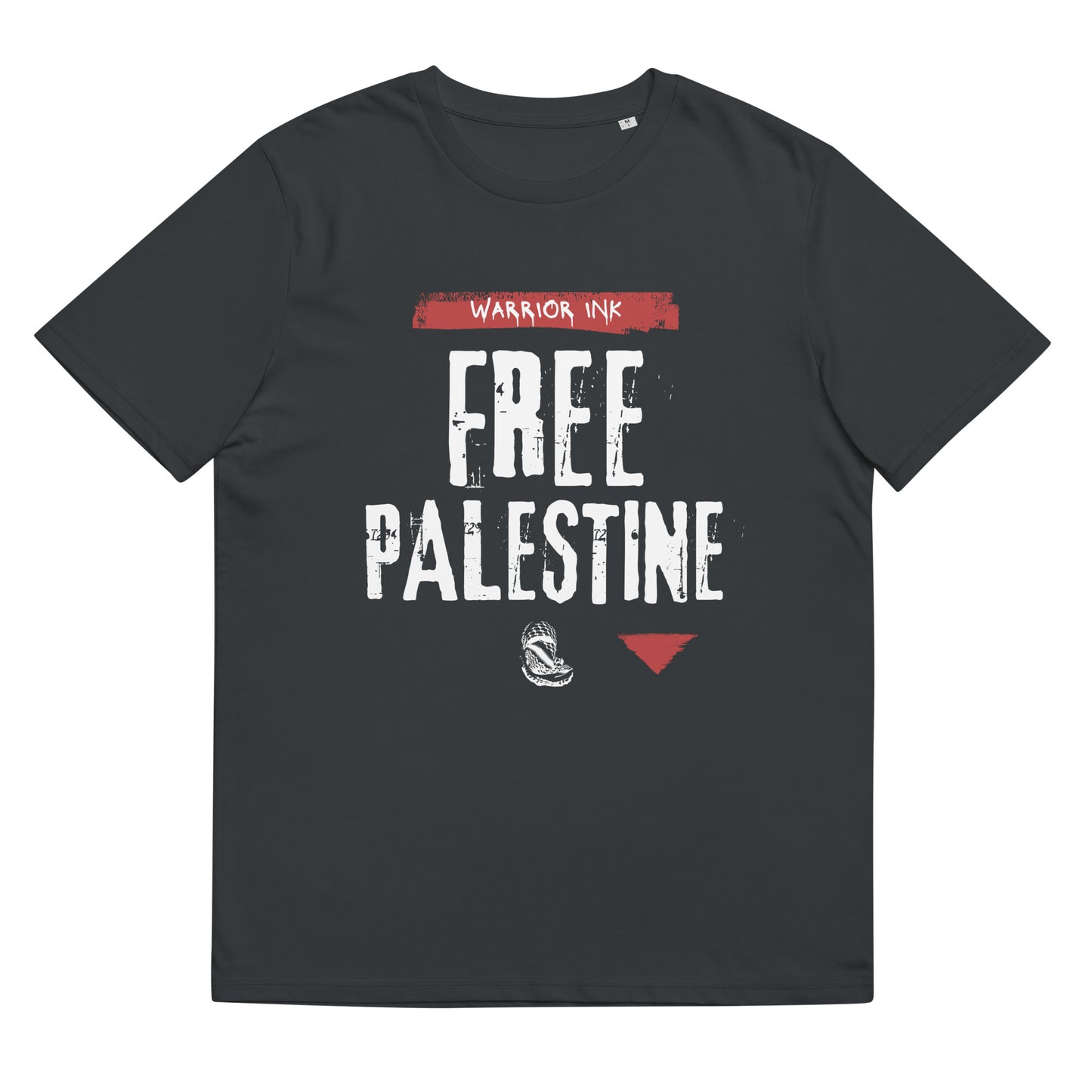 Free Palestine Organic Tee – Warrior Ink
Keffiyeh protest shirt by Warrior Ink Apparel
Organic Palestine resistance t-shirt bold design