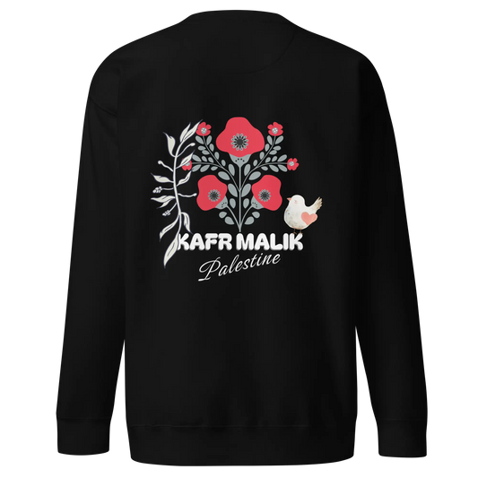 Kafr Malik, Palestine Premium Sweatshirt Warrior Ink
