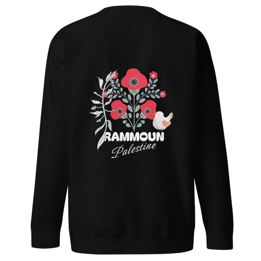 Rammoun, Palestine Premium Sweatshirt Warrior Ink