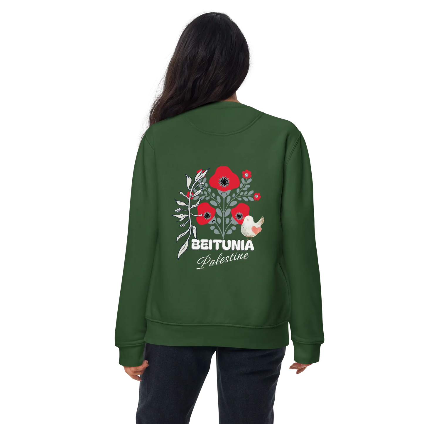 Beitunia, Palestine Premium Sweatshirt Warrior Ink