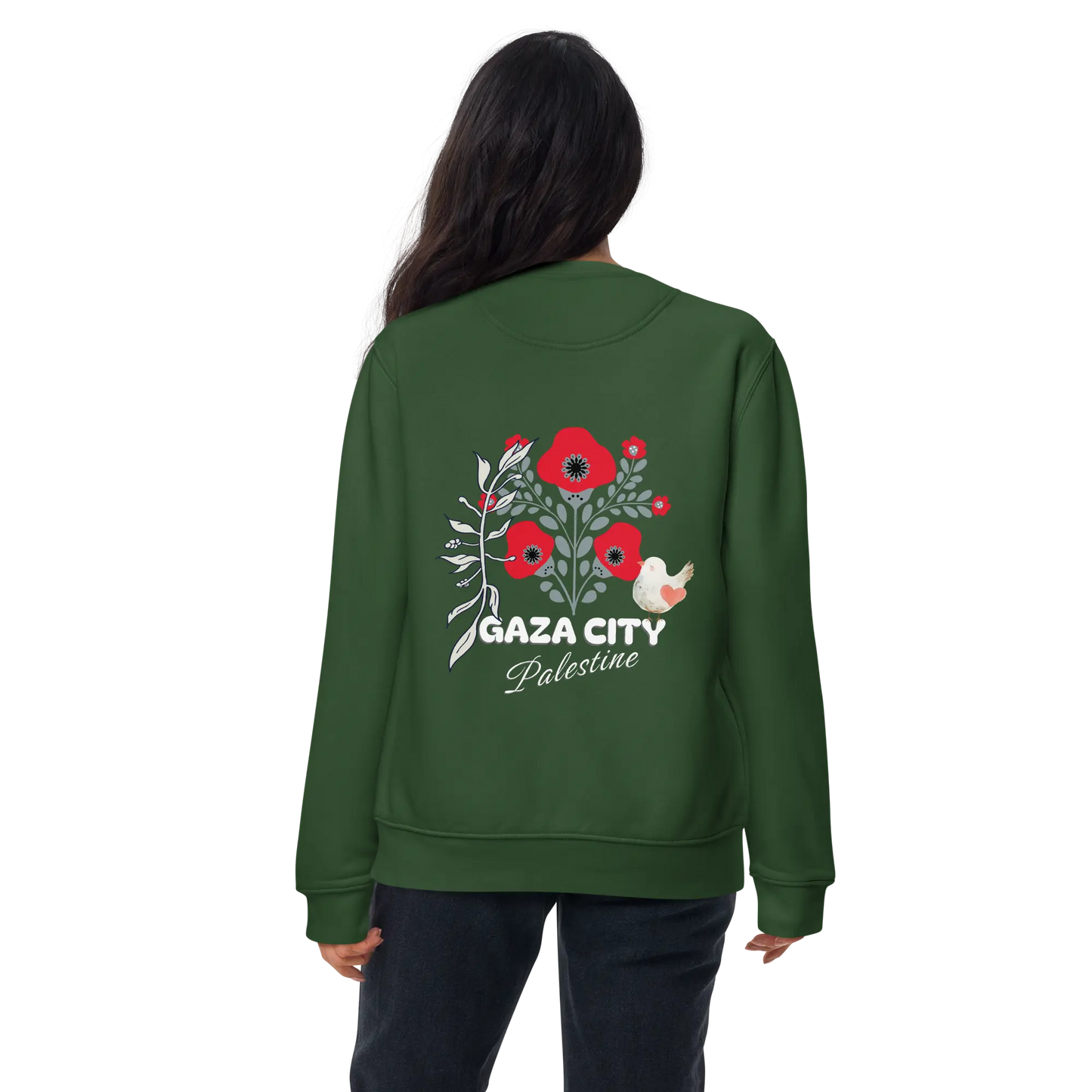 Gaza, Palestine Premium Sweatshirt Warrior Ink