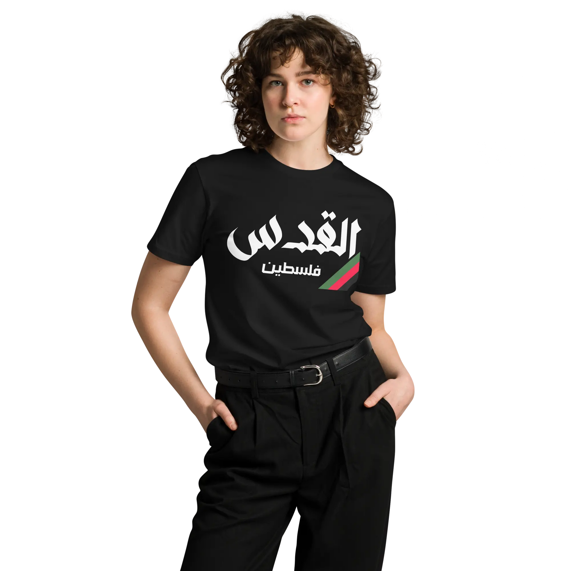 Al-Quds, Palestine Unisex Premium T-Shirt Warrior Ink