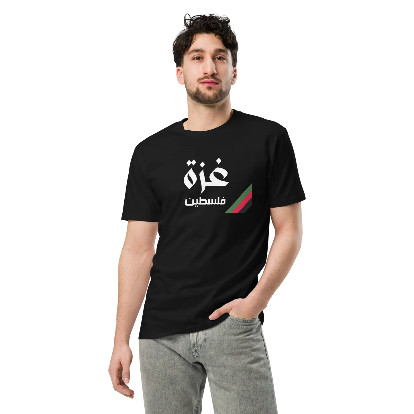 Gaza, Palestine Unisex Premium T-shirt Warrior Ink