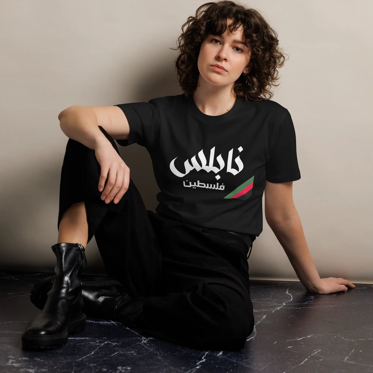 Nablus, Palestine Unisex premium t-shirt Warrior Ink
