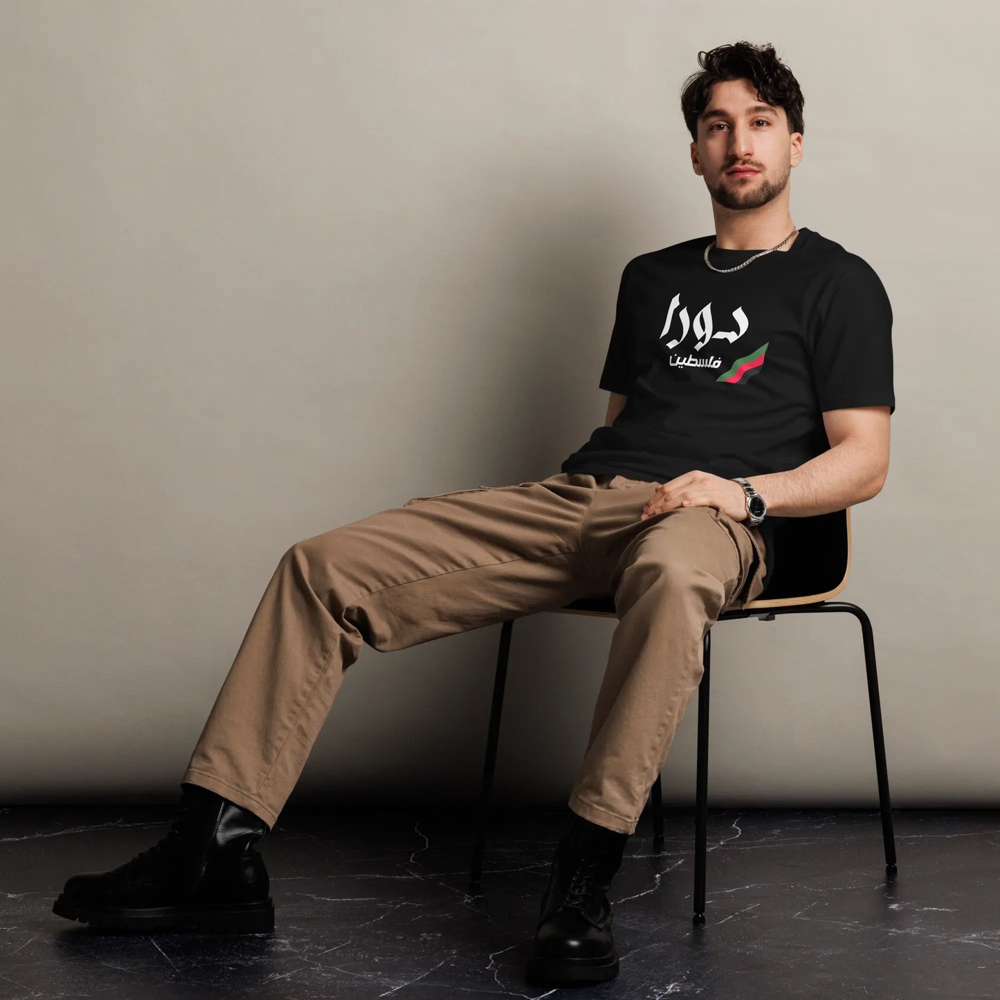 Dura, Palestine Unisex Premium T-Shirt Warrior Ink