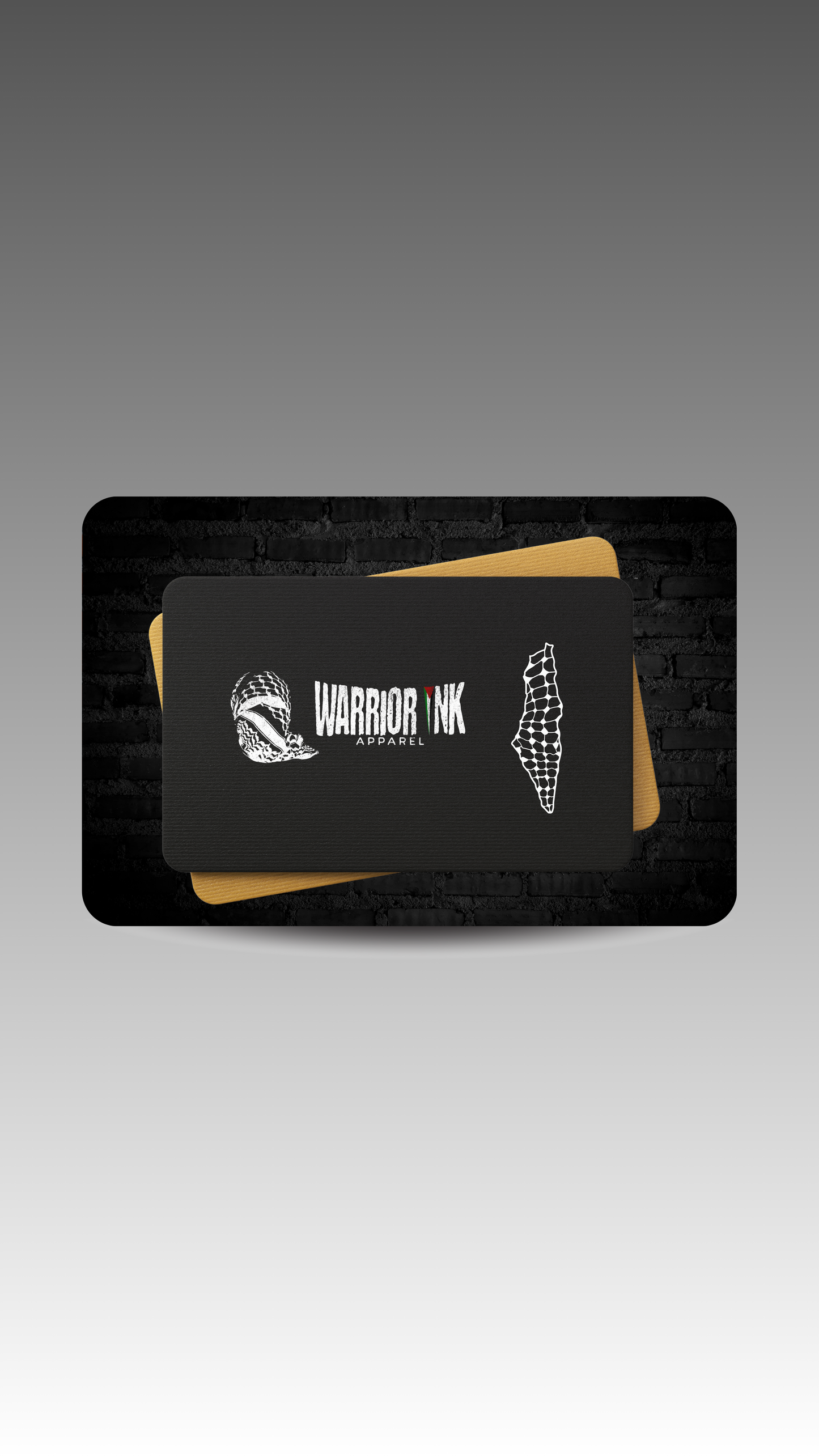 Warrior Ink Gift Card – Palestine Apparel Gift by Warrior Ink