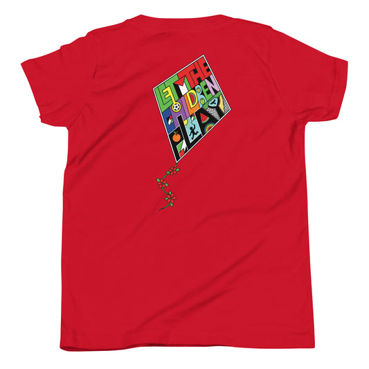 LET THE CHILDREN PLAY Youth Palestine Graphic Tee by Warrior Ink