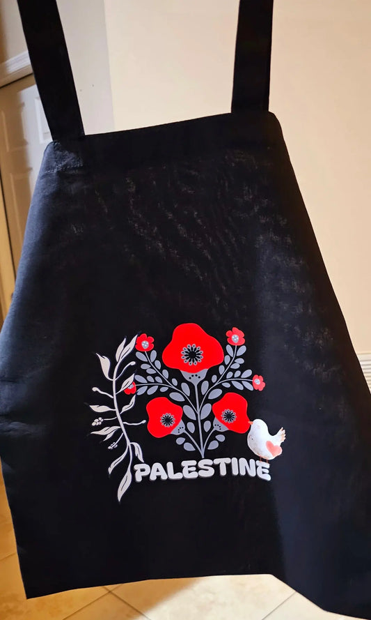 Palestine Dove and Olive Branch natural cotton tote bag by Warrior Ink