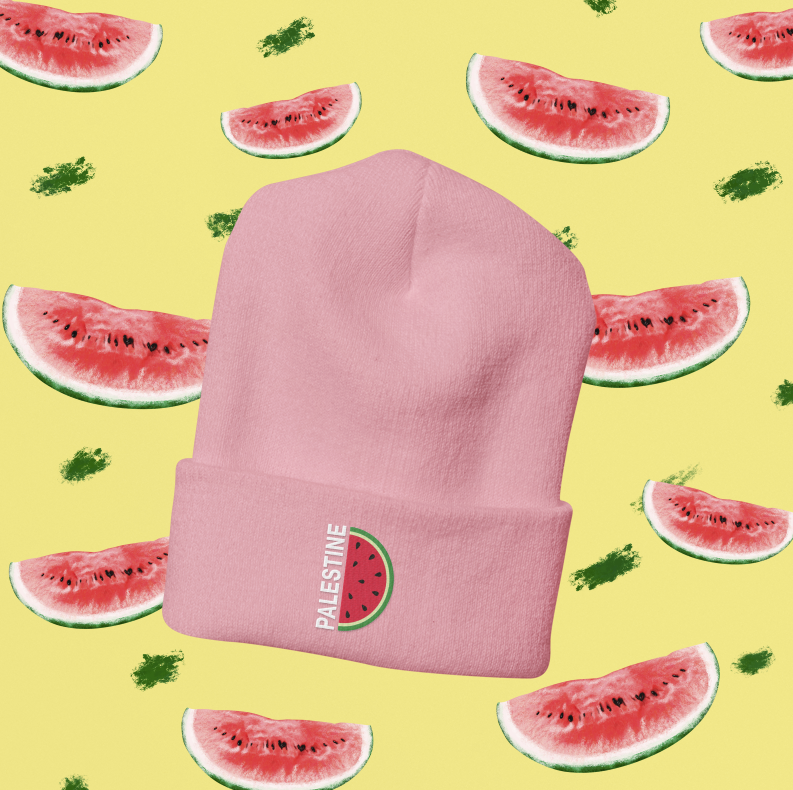 Palestine Watermelon Beanie