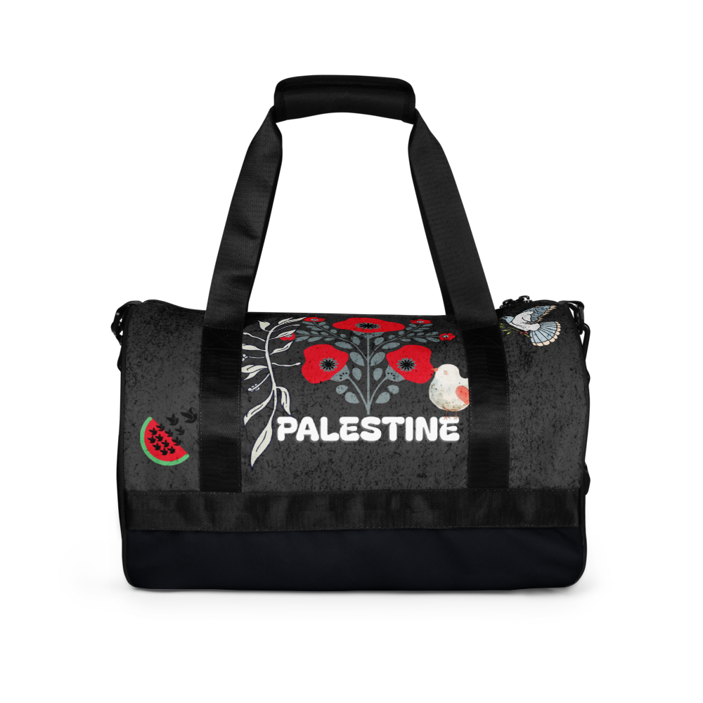 Warrior Ink Gym Bag - Durable, Stylish, and Ready for Action - Palestine