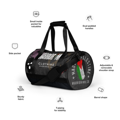 Warrior Ink Gym Bag - Durable, Stylish, and Ready for Action - Palestine