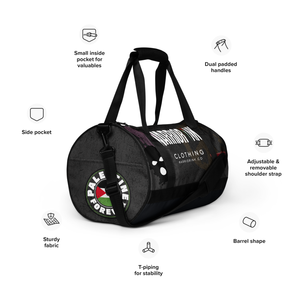 Warrior Ink Gym Bag - Durable, Stylish, and Ready for Action - Palestine