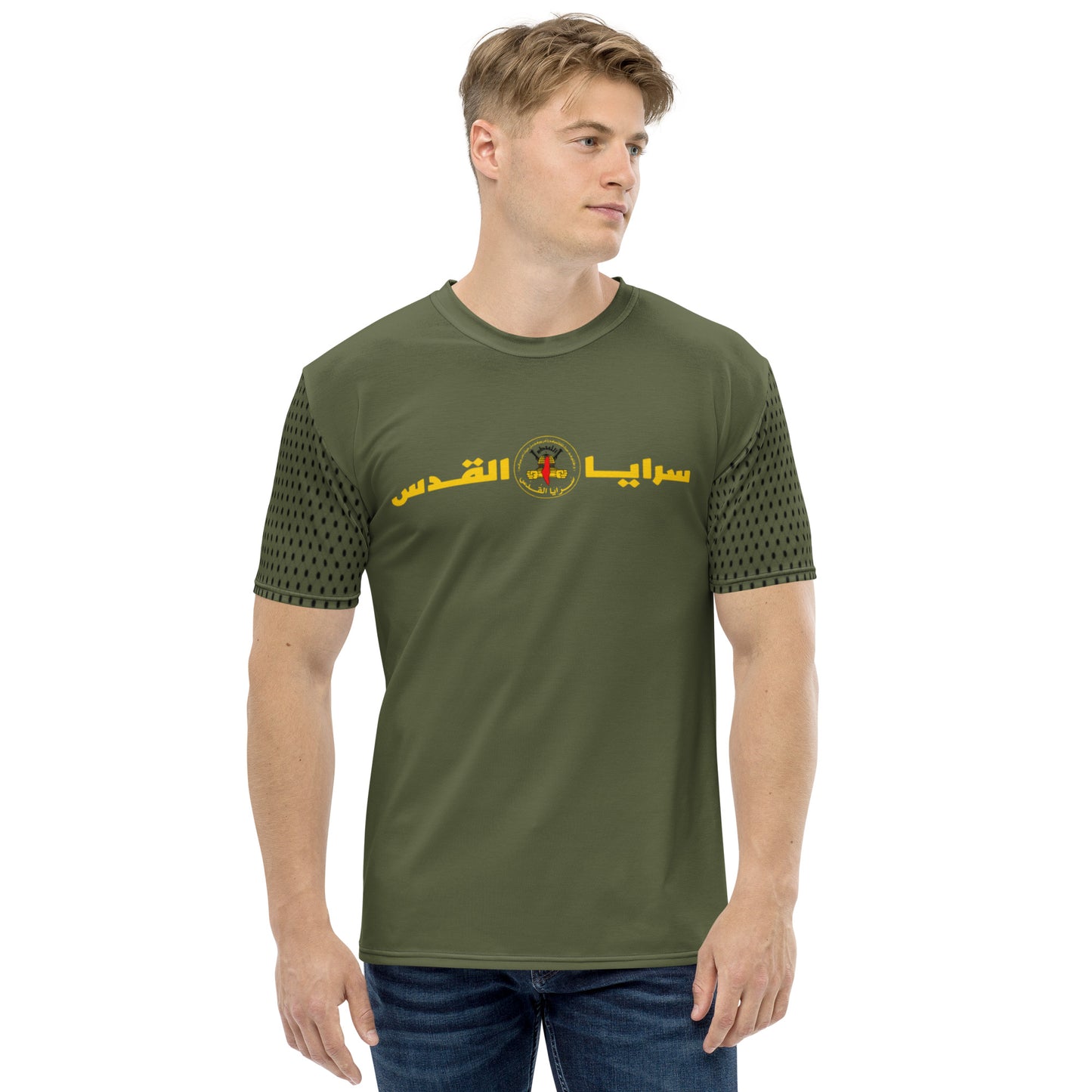 Saraya Brigade Green Men's Tee - Palestine