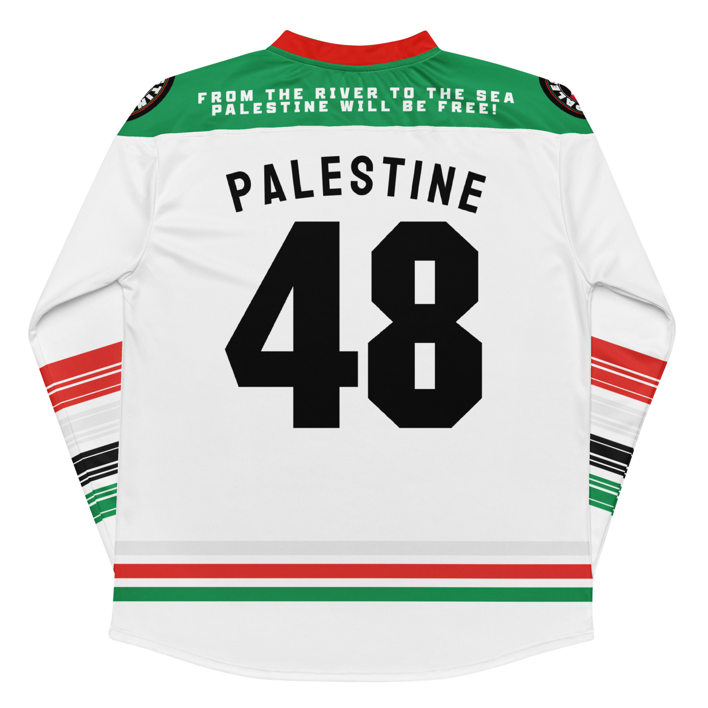 Warrior Ink Palestine Hockey Jersey Away - White