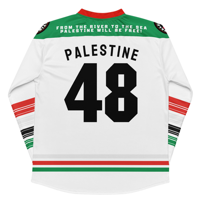 Warrior Ink Palestine Hockey Jersey Away - White