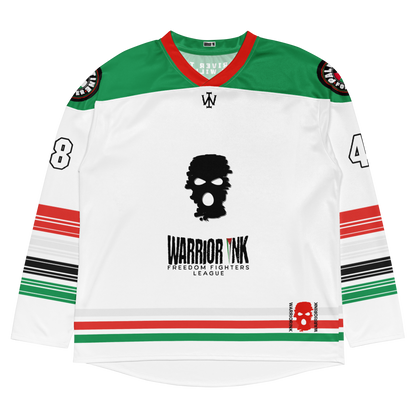 Warrior Ink Palestine Hockey Jersey Away - White