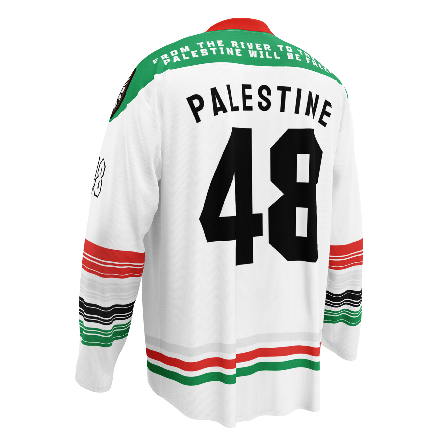 Warrior Ink Palestine Hockey Jersey Away - White