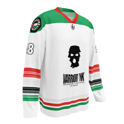 Warrior Ink Palestine Hockey Jersey Away - White