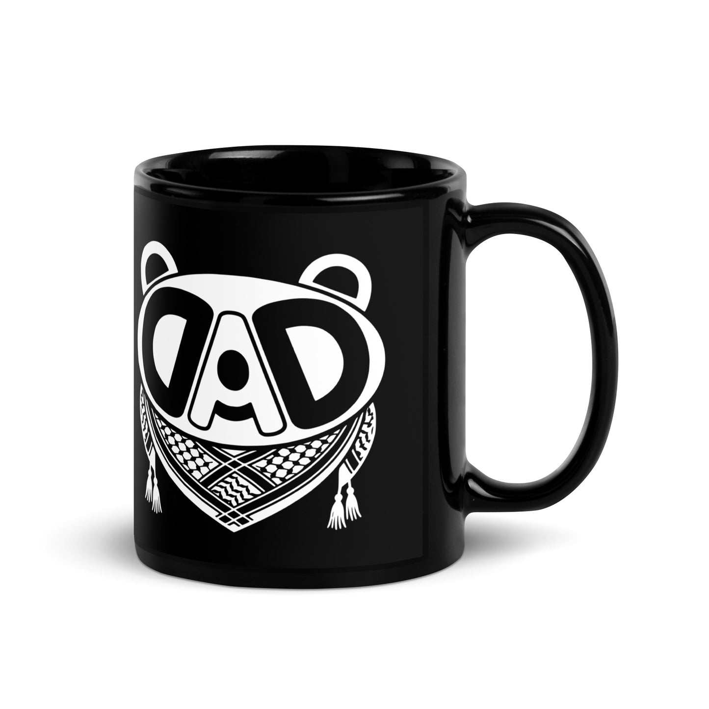 BABA BEAR Palestine Ceramic Mug by Warrior Ink Apparel