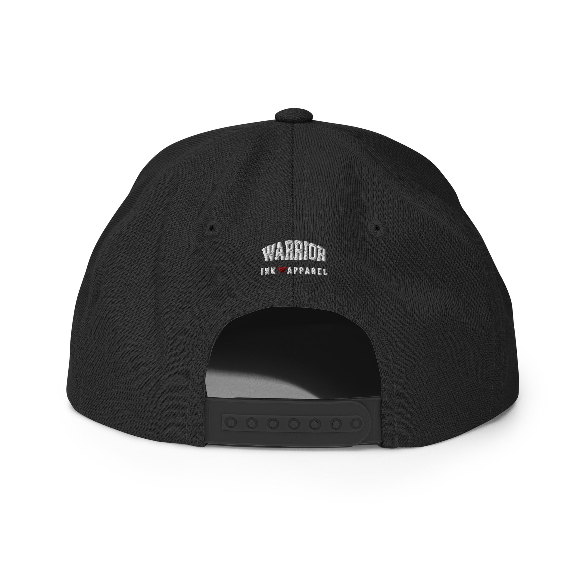 Back view of PALESTINIAN DAD adjustable Palestine snapback cap