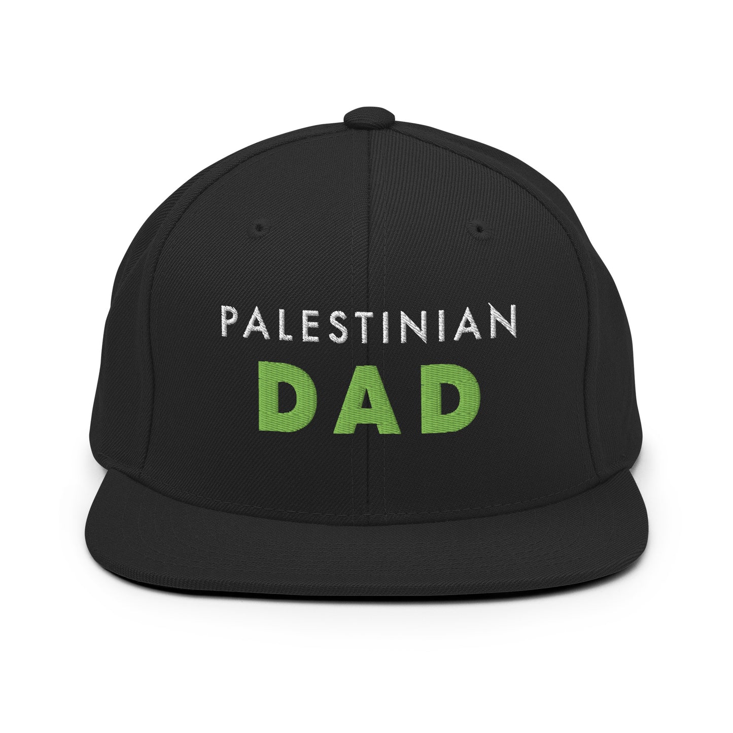 PALESTINIAN DAD Palestine Snapback Cap by Warrior Ink Apparel