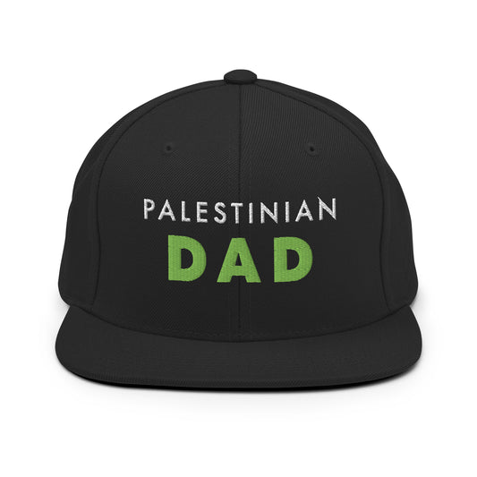 PALESTINIAN DAD Palestine Snapback Cap by Warrior Ink Apparel