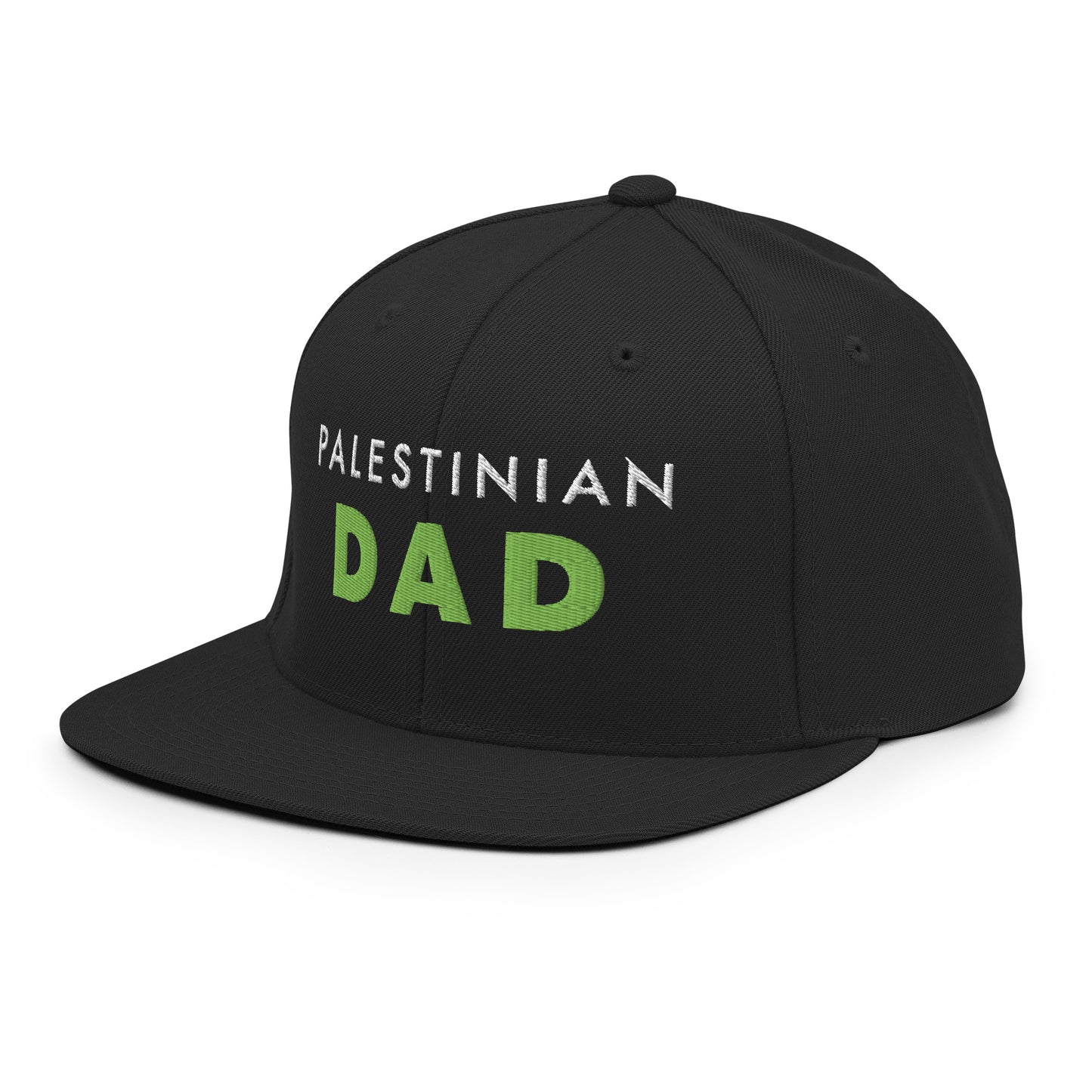 PALESTINIAN DAD Palestine Snapback Cap by Warrior Ink Apparel
