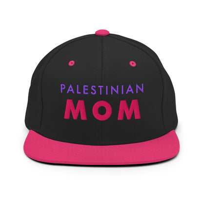 PALESTINIAN MOM Palestine Snapback Cap by Warrior Ink Apparel