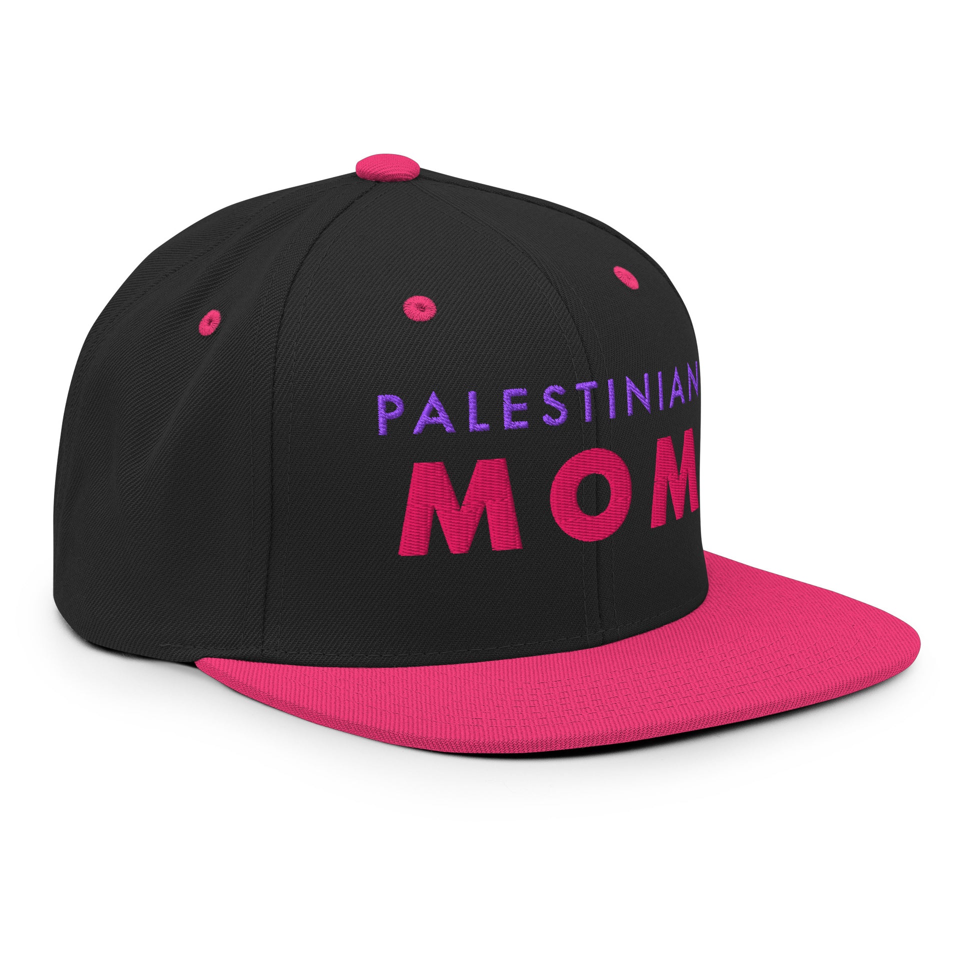 PALESTINIAN MOM Palestine Snapback Cap by Warrior Ink Apparel