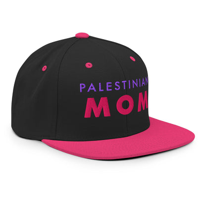 PALESTINIAN MOM Palestine Snapback Cap by Warrior Ink Apparel
