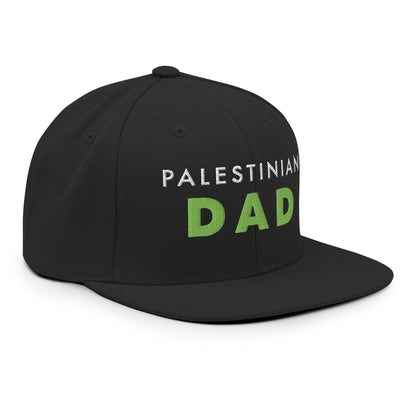 PALESTINIAN DAD Palestine Snapback Cap by Warrior Ink Apparel