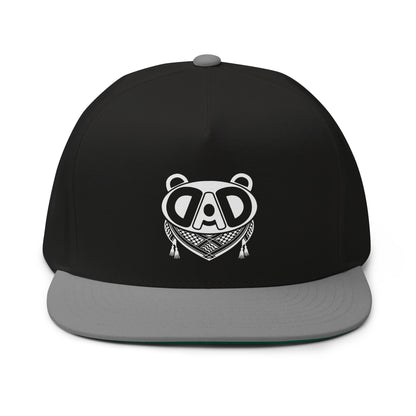 BABA BEAR Palestine Flat Bill Cap with DTF print by Warrior Ink Apparel