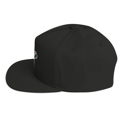 FREEDOM WINGS Palestine Flat Bill Cap with premium DTF print by Warrior Ink Apparel
