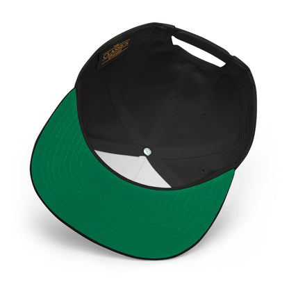 FREEDOM WINGS Palestine Flat Bill Cap with premium DTF print by Warrior Ink Apparel