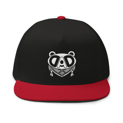 BABA BEAR Palestine Flat Bill Cap with DTF print by Warrior Ink Apparel
