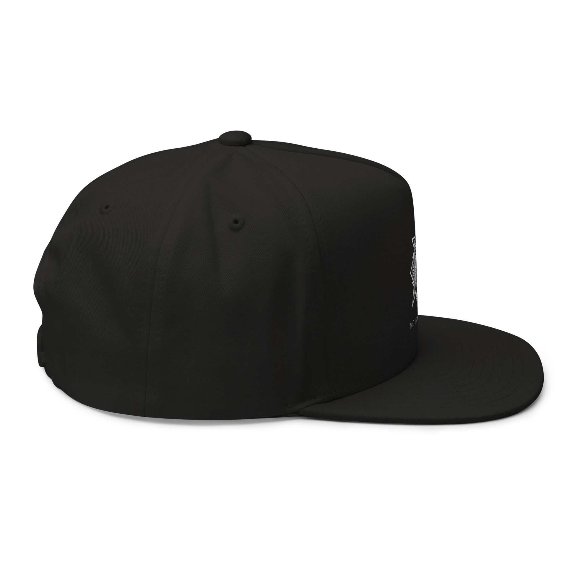 Mo Hamz Collection Palestine snapback cap with DTF crest print by Warrior Ink Apparel