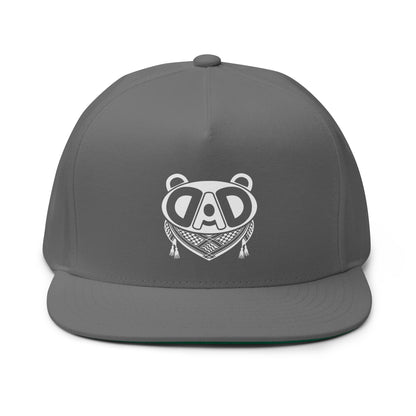 BABA BEAR Palestine Flat Bill Cap with DTF print by Warrior Ink Apparel