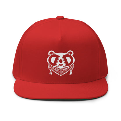 BABA BEAR Palestine Flat Bill Cap with DTF print by Warrior Ink Apparel